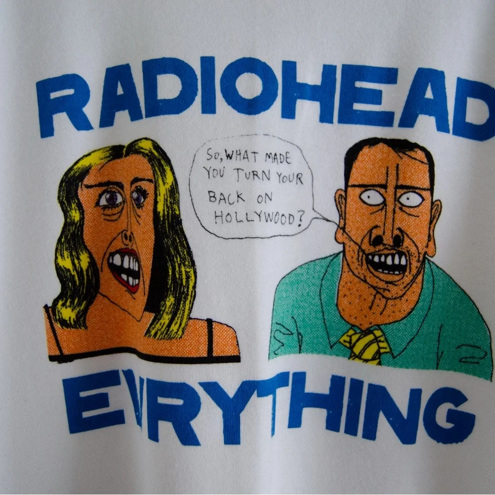 Vintage Radiohead W.A.S.T.E. T-Shirt - Picture 2 of 8